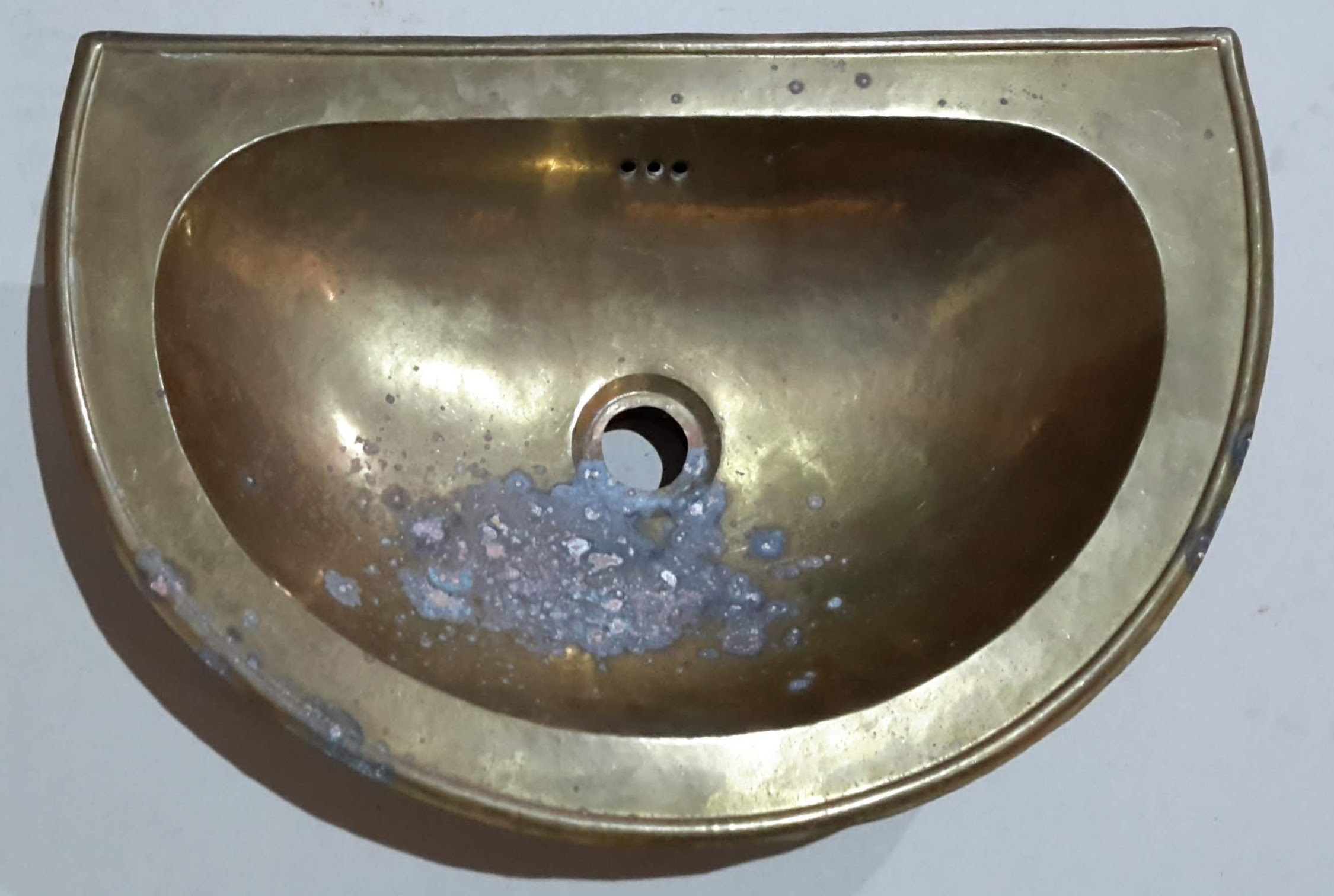 Sink brass 1/2 oval 50 (def)