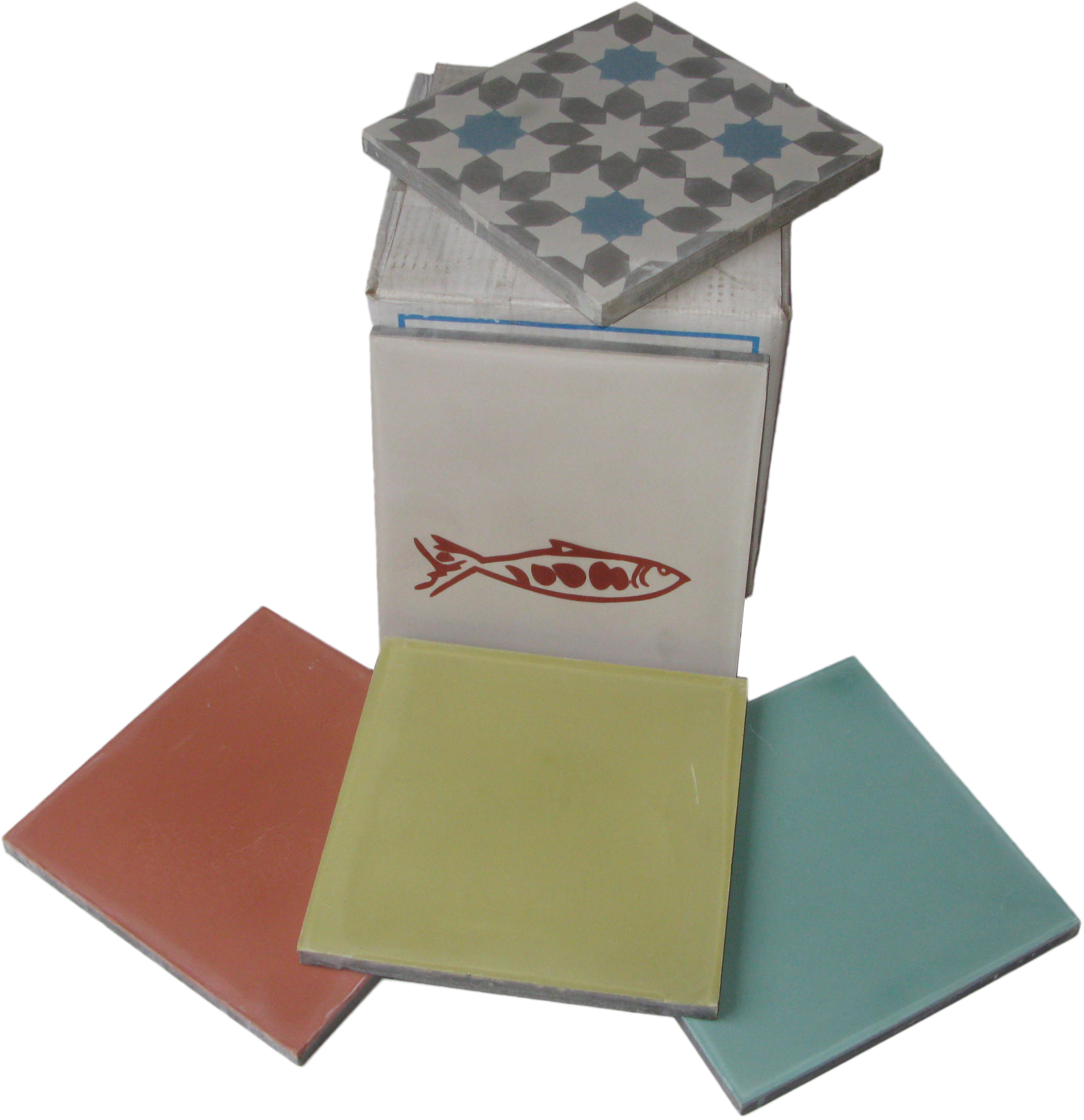 Set of Collection Cement tiles of  Couleurs & Matteres