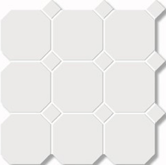 Octagon 98 White matt/25 White matt