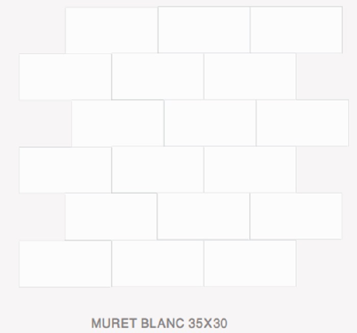 Muret blanc (5x10)