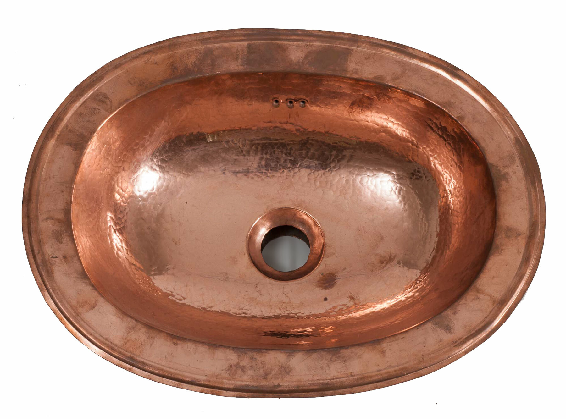 Sink copper oval 58A