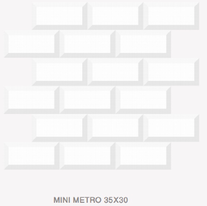 Mini Métro blanc (5x10)