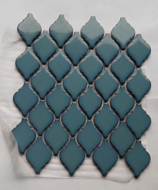 Mosaics Lantern Safi G15 Sea Blue glossy